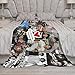 USCOYICD Sturniolo Triplets Throw Blanket Chris Matt Nick Photo Collage Blanket for Bedroom Bed Living Room Sofa Couch