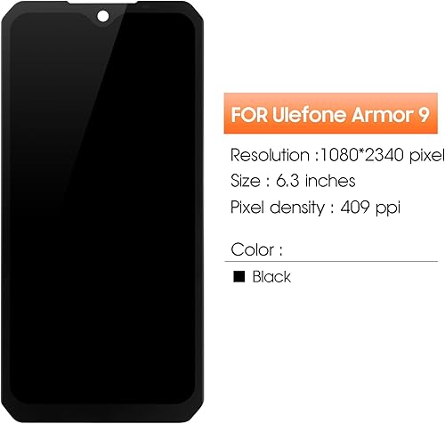 Miniatura 2 de Para ULEFone Armadura 9 Pantalla LCD Pantalla Táctil Digitalizador Asamblea la Pantalla Reparación Piezas de Repuesto