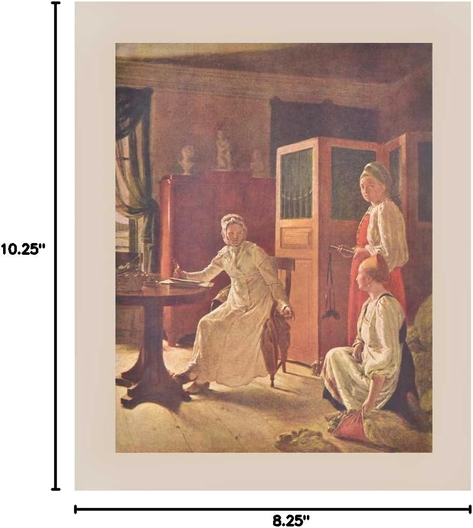 Indian Shelf Vocalforlocal Handmade Multicolor Paper 1 Piece The Lady of The Manor Poster Painting