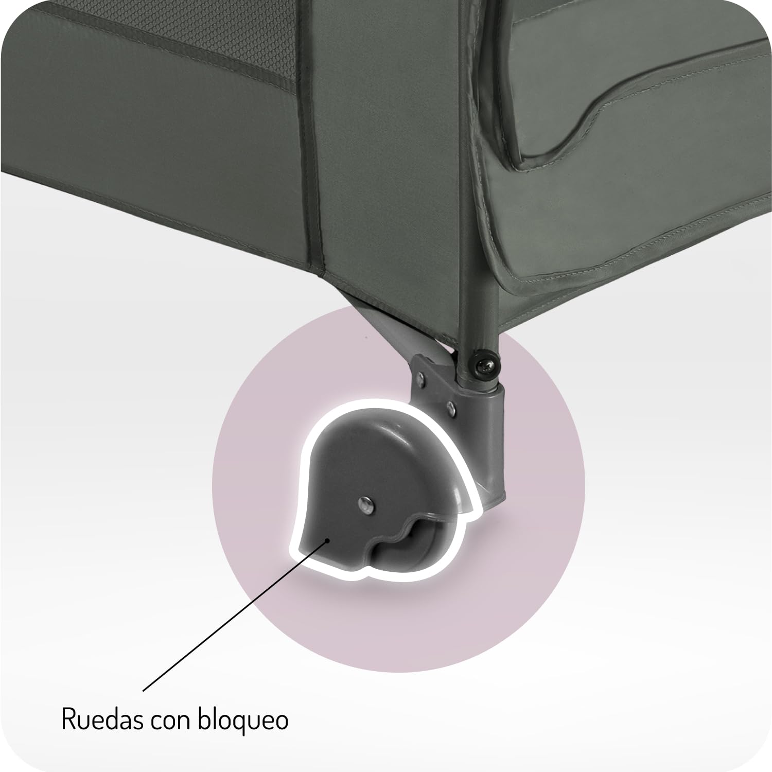 Momi Cuna de Viaje BELOVE Plus 2 en 1, Plegable, 2 Alturas, para bebés hasta 9 kg y niños hasta 15 kg, con colchón, Barra con Juguetes, Cambiador y Bolsa de Transporte