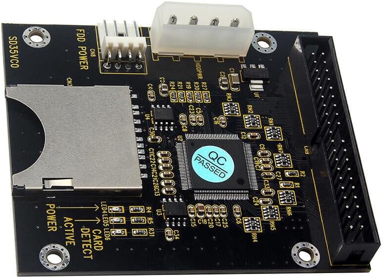 SD to 3.5 Inch IDE SSD Adapter Card 40-Pin .5'' HDD 5V Memory for PC Computer
