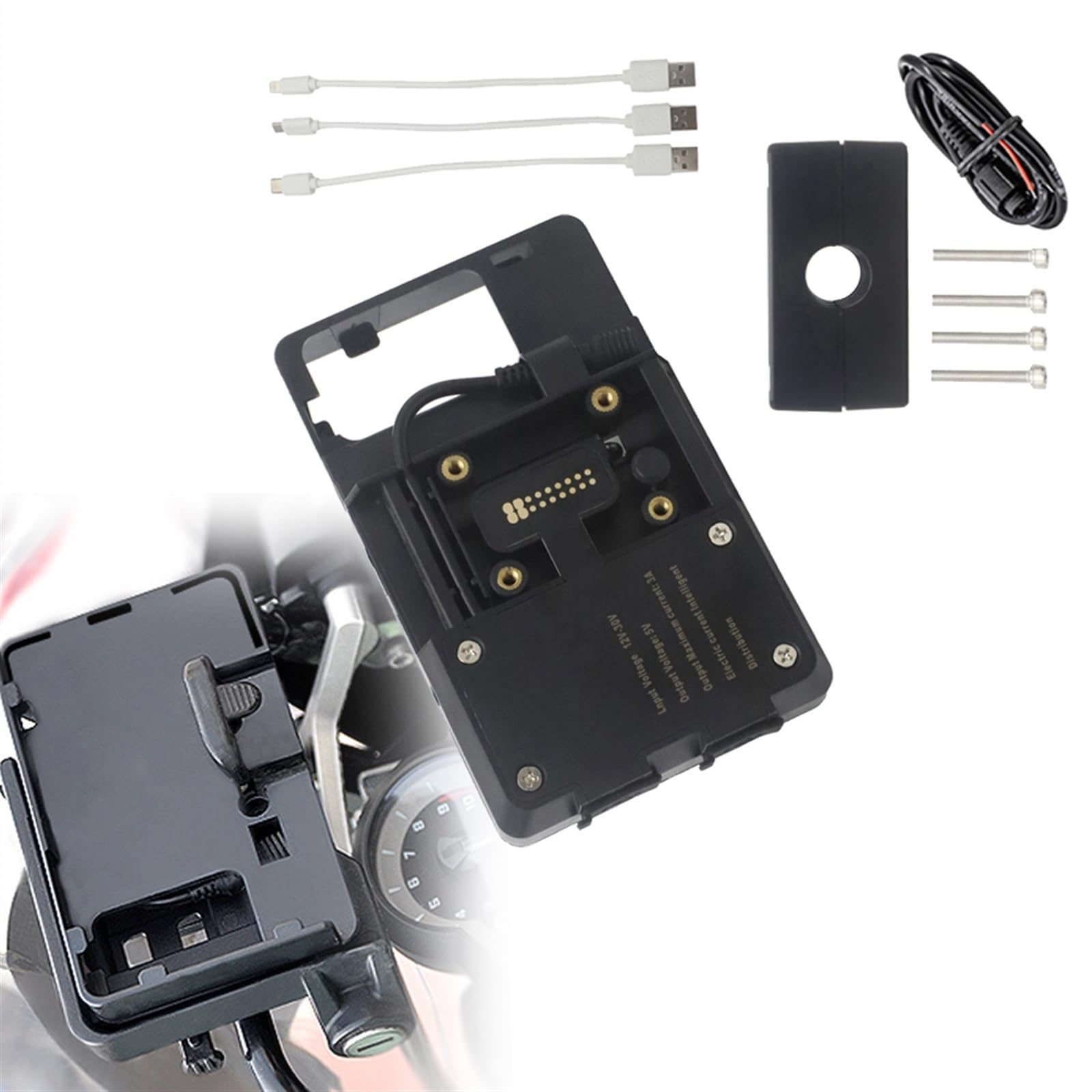 Support de navigation moto pour BMW GS avec chargeur USB intégré - 8