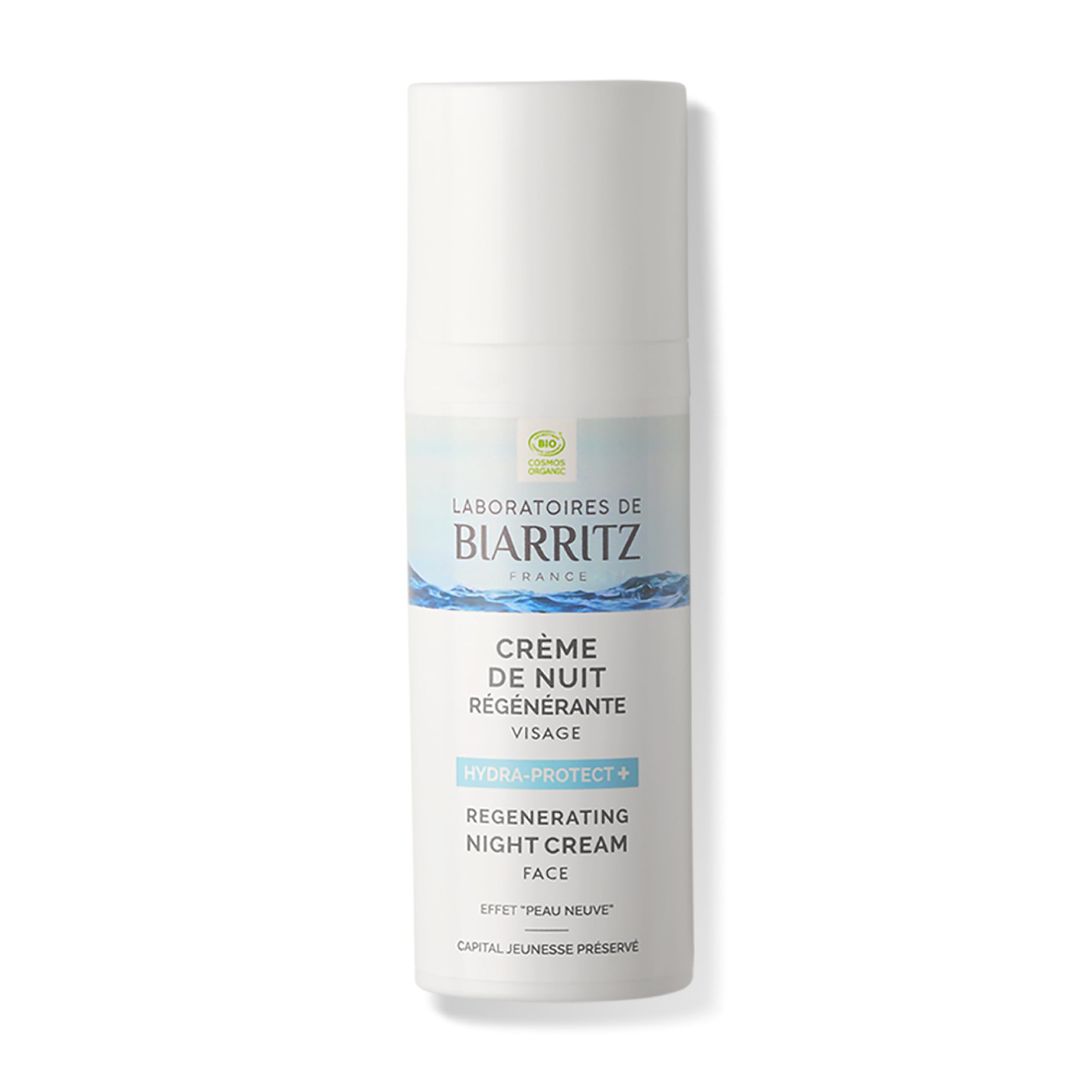 Laboratoires de Biarritz HYDRA-PROTECT + Regenerating Night Cream Face Organic 50ml