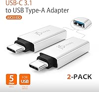 Vista 6 de j5create Adaptador USB tipo A a VGA + adaptador USB C a USB tipo A (JUA214 + JUCX15X2)