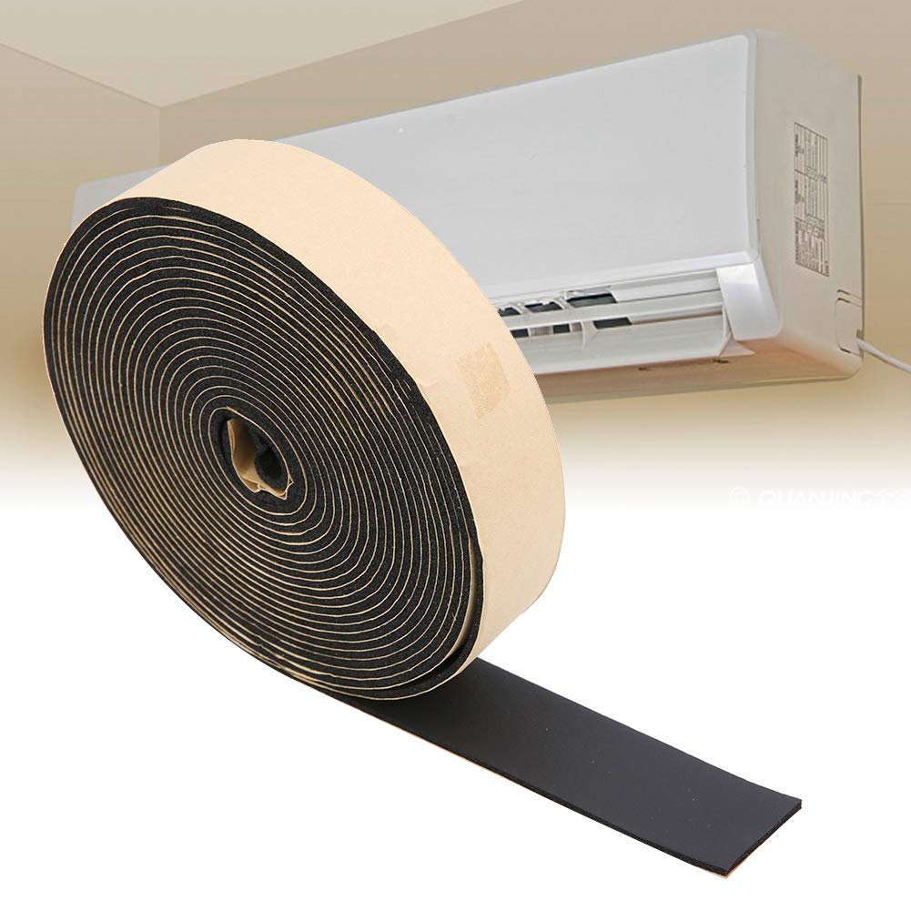 Cinta de Espuma, for Accesorios de Hardware Cinta Adhesiva de una Cara DIY Cinta de Sellado de Espuma autoadhesiva Cinta de Tira de Esponja for Aire Acondicionado, Armario, Armario