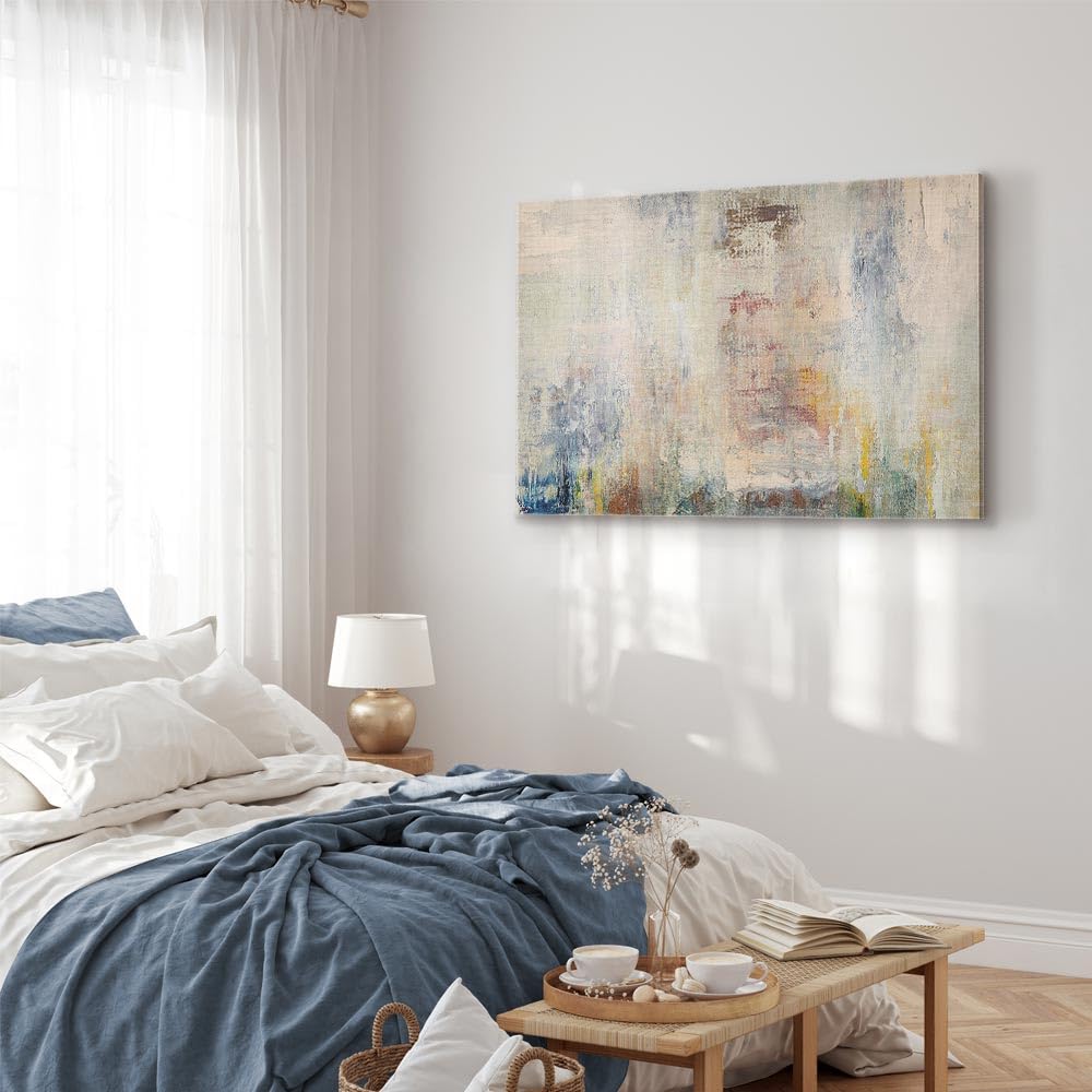 murando - Akustikbild bunt wie gemalt, Schallschutz, Wohnzimmer, Büro | Verbessert Raumakustik, reduziert Hall, ideal fürs Büro oder Wohnzimmer, hochwertige Verarbeitung, schnelle Montage, stilvoll