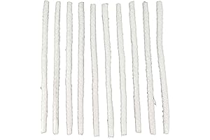 Premium Tiki Wicks: 35cm Glass Fiber Replacement Wicks for Tiki Torches and Oil Lamps