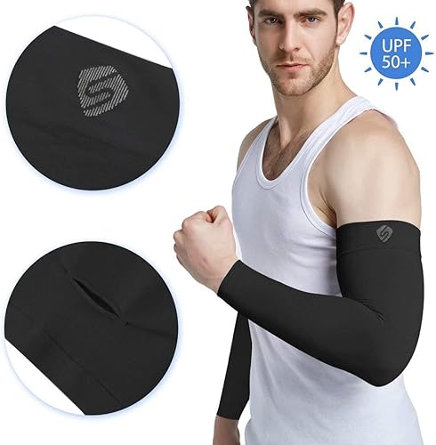 Miniatura 2 de Mangas de brazo para hombres y mujeres, calentadores de tatuajes, protección solar UV UPF 50