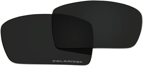 Lentes de sol polarizadas de repuesto para Oakley Gascan con protección UV (negro)
