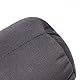 GM Nackenrolle 40x15 cm Kissenrolle Multifunktionales Rollenkissen für Nacken Rücken und Beine mit wasserabweisendem und schmutzabweisendem Stoffbezug Made in Italy Braun