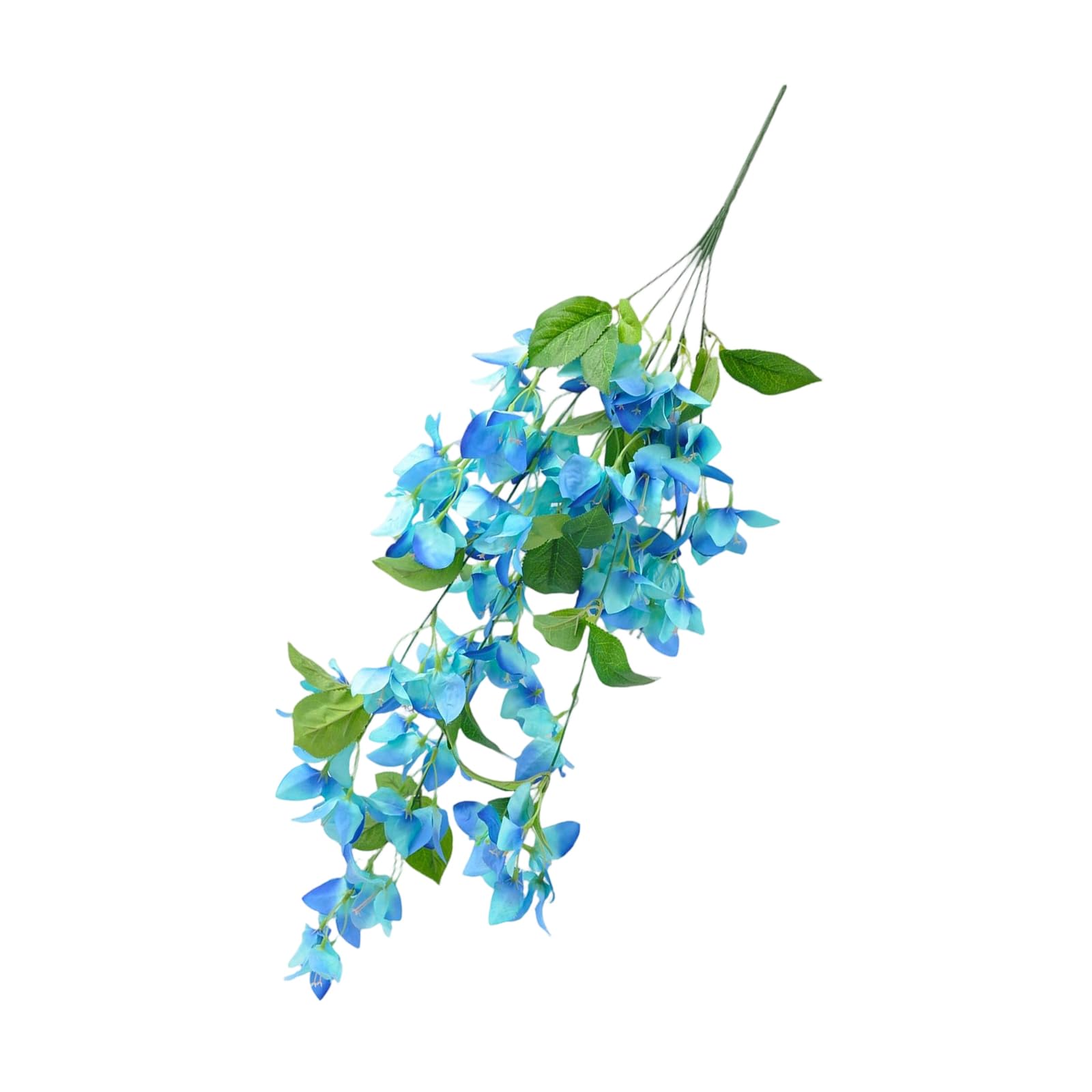 Silk-Like Flower Wall Drape with Cascading Bougainvillea Look, 31.5 in Indoor Decor for Party and Shop Display Artificial Bougainvillea Wall Drape Faux Flower Decor Cascading Floral Branch Silk Petals