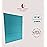 Caribbean Teal Tissue Paper Squares, Bulk 24 Sheets, Premium Gift Wrap and Art Supplies for Birthdays, Holidays, or Presents by Feronia packaging, Large 20 Inch x 26 Inch