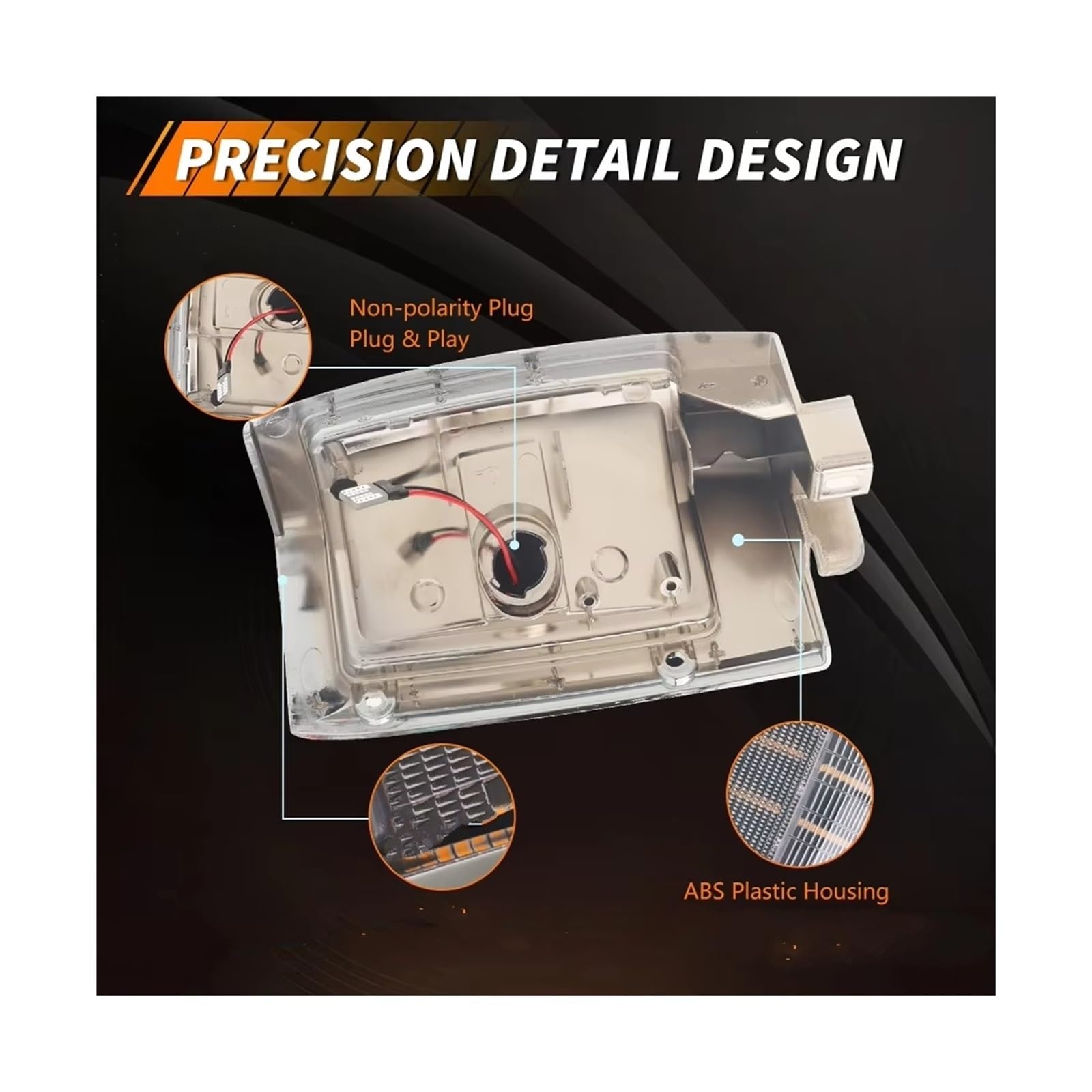 Auto Faro Anteriore Per Nissan D21 Pickup 1990-1997 Indicatore Di Direzione Laterale Anteriore Con Indicatore Di Direzione Con LED Faro Principale(Clear Lens White)