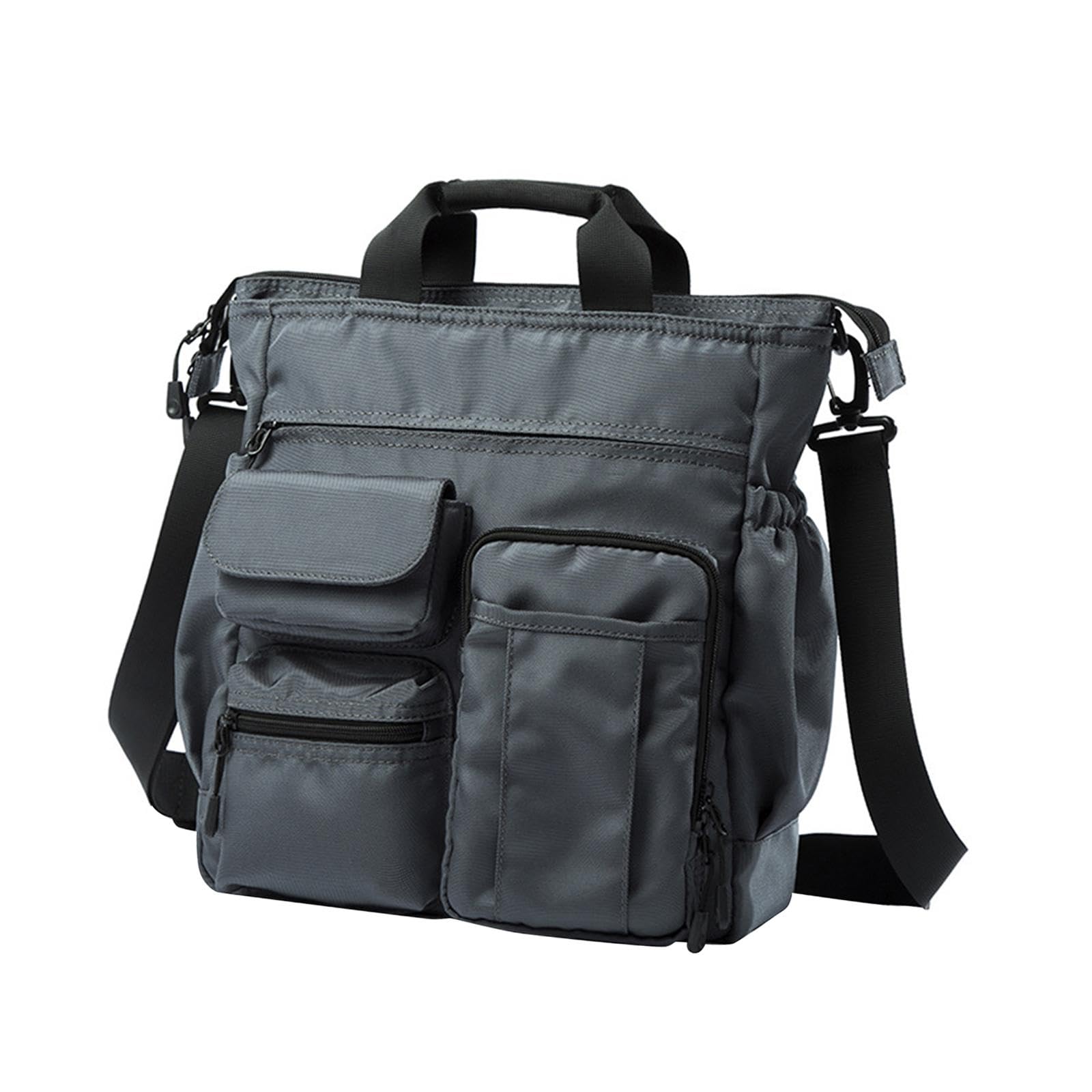 Mens Briefcase Portable Pouch Shoulder Bag for Husband Grandfather Boyfriend Gray|Clothing, Shoes & Accessories | Mens Accessories | Backpacks, Bags & Briefcases|1 Men Briefcases Bag-image-39