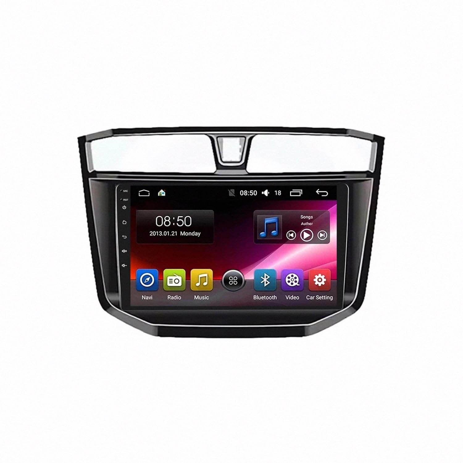 Nawigacja Z Ekranem Dotykowym, Radio Samochodowe dla Mitsubishi Mirage Attrage 2012-2019 Przenośny Ekran Dotykowy Apple Carplay, Nawigacja Gps/Sterowanie, 8 Rdzeń 8G+256G
