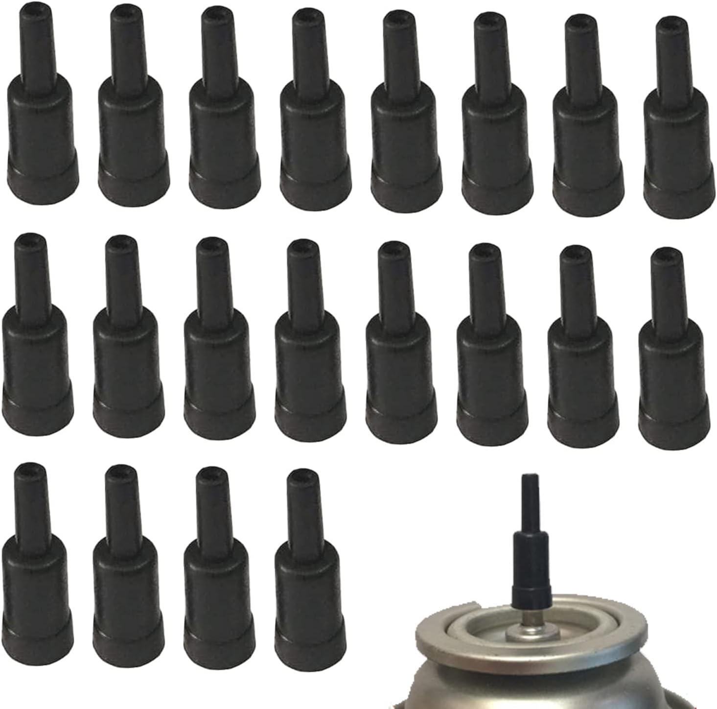 Paifeancodill 20 Pcs Butane Tank Adapter Butane Nozzle Gas Refill