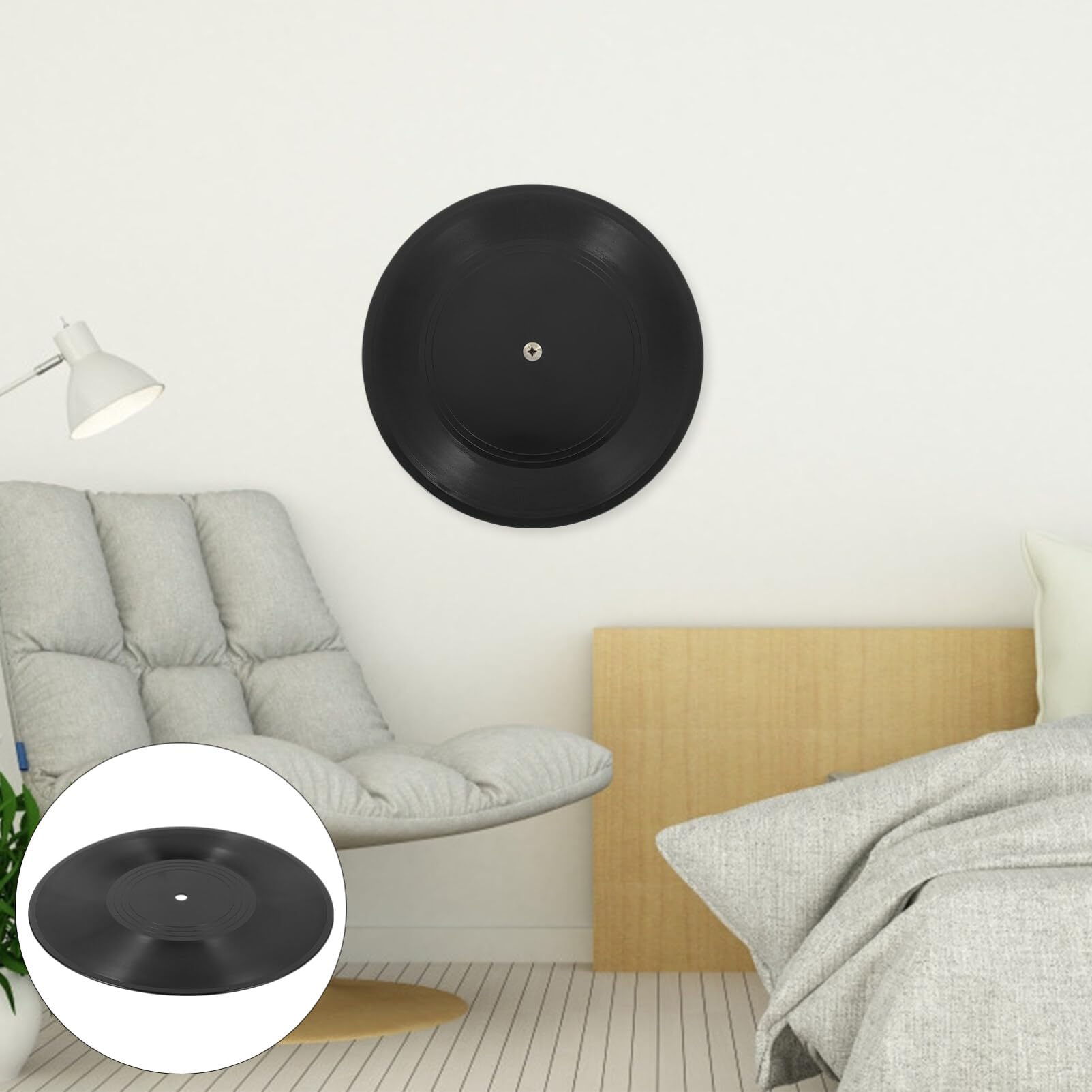 Gadpiparty 12 Pollice Vuoto Vinile Decorazione Parete Dischi Falso Artigianato Estetica Casa