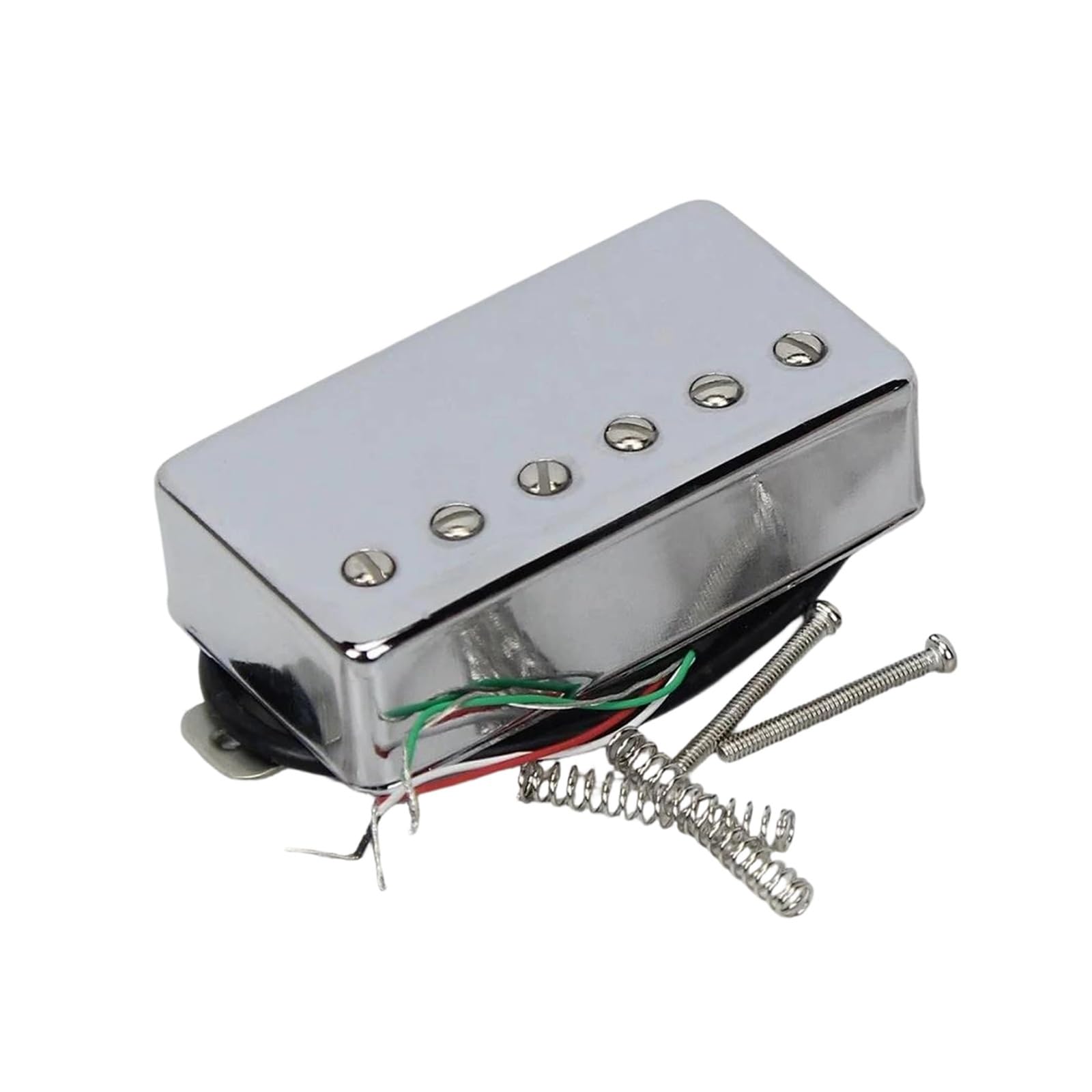 Przetwornik Gitary Elektrycznej 1 Szt Alnico 5 Hue Coil Pickup 4 Rdzeniowe Akcesoria Do Gitary Elektrycznej Dostępna Pozycja Szyi Lub Mostka(Chrome B Pickup)