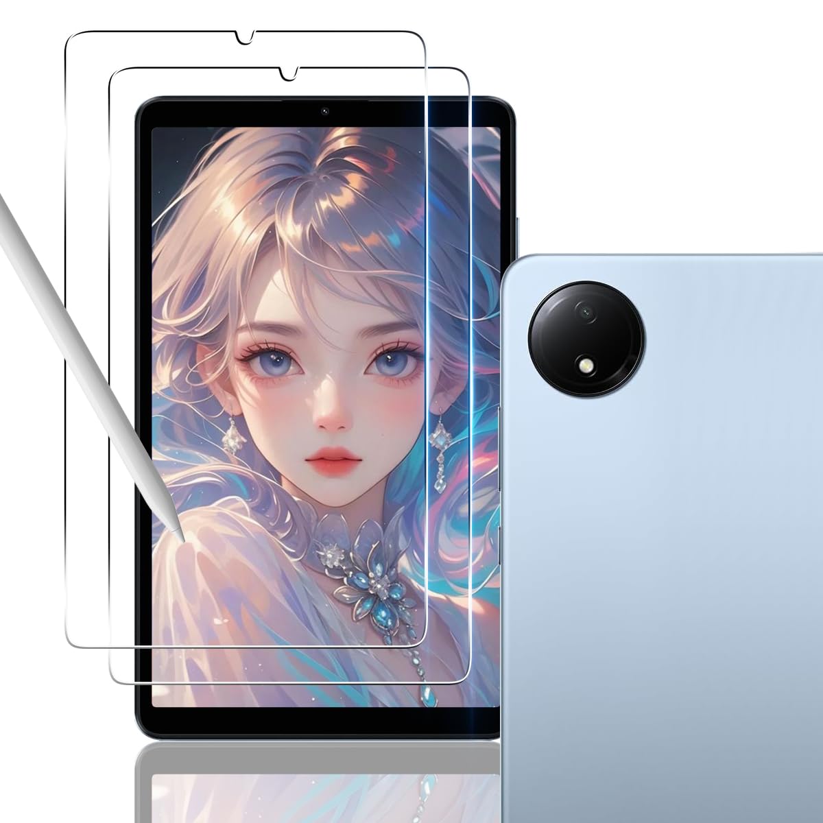Amazon | 対応 Redmi Pad SE 8.7 ガラスフィルム 2枚 【2枚セット 日本