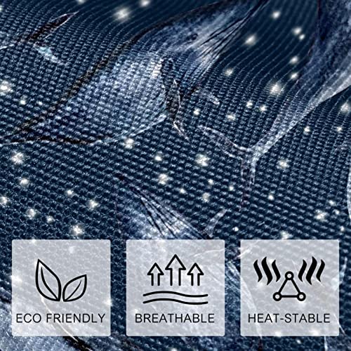Sets de table baleine antidérapants 30,5 cm pour salle à manger - 4