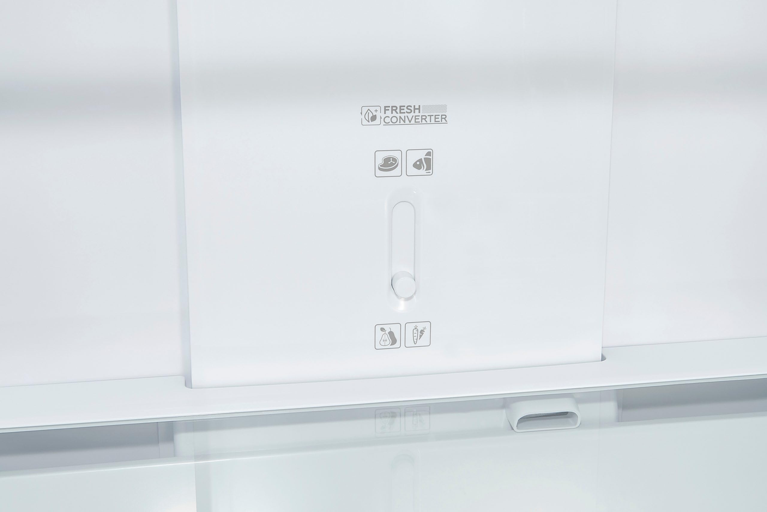 Exquisit® Frigorífico Americano, 4 Puertas, 362L, Clase D, Material Acero Inox, Tecnologia No-Frost, Display Digital en Puerta, Cajon Verdulero Siempre Fresco, Consumo 210 kWh/año, Medidas 180x79x62Cm