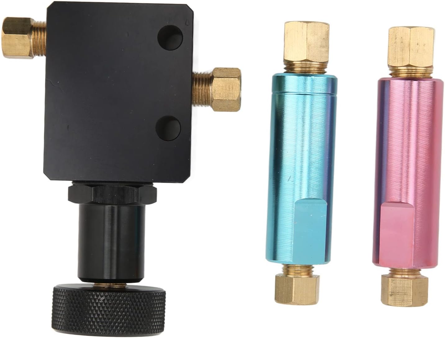 Disc Drum Brake Proportioning Valve with 2LB and 10LB Valves, Adjustable 150 PSI to 1200 PSI Pressure Regulator for Racing Cars and Professional Motorsport, 3/8 24NPT and 1/8