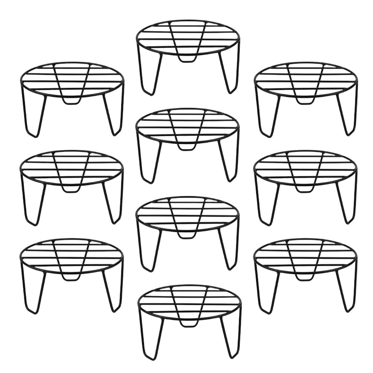 Home Boskys Black Stand For Flower Pot Stand, Pot Stand For Outdoor Plants, Planter Stand, Stands For Pots For Plants, Plant Stand For Indoor Plants,Set of 10 (B0DCTTSZJK) Amazon Price History, Amazon Price Tracker