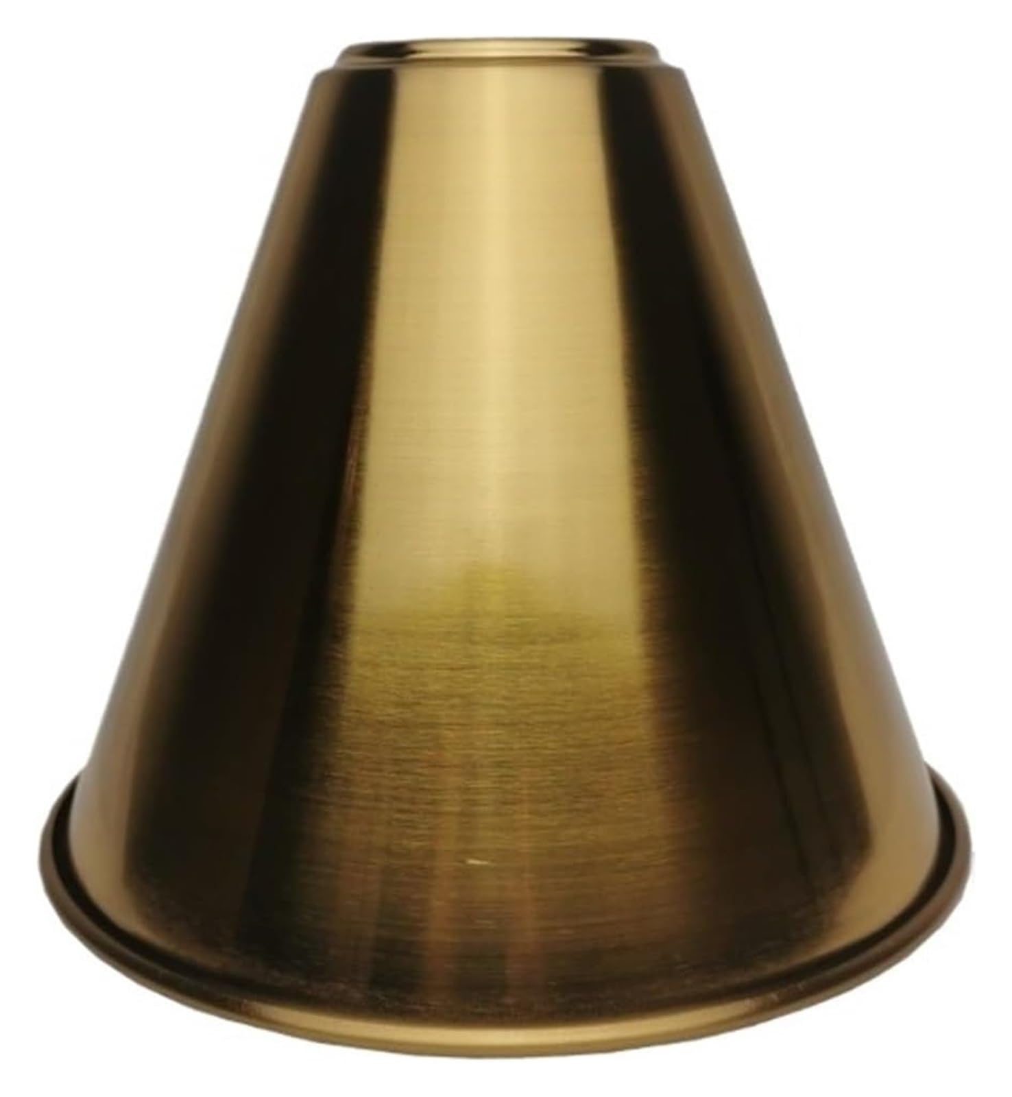 Iulgfsc D Antique Gold Lampshade， Metal Lampshade Finished Iron Light Shade 4 Style Fixture Shades(D Antique Gold)