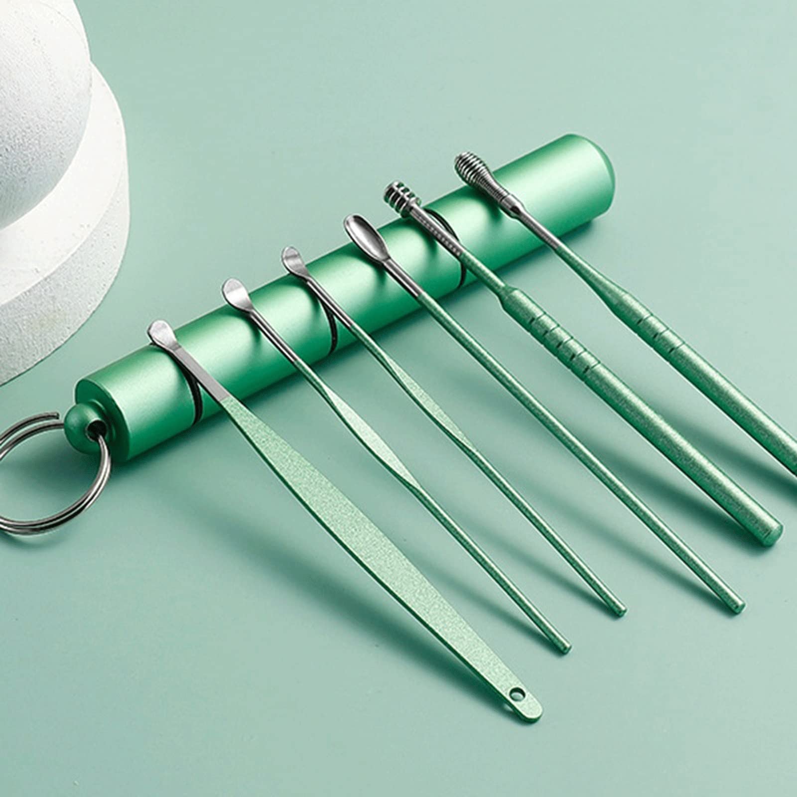 Prodotti per la rimozione del cerume Detergente per Le Orecchie Strumento per la rimozione della Cera Bastoncini per cerume Curette per la