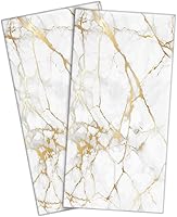 Vista 8 de HAISUKA Toallas de mano de mármol negro y dorado para baño, toallas de baño decorativas suaves y absorbentes, toallas de mano modernas abstractas