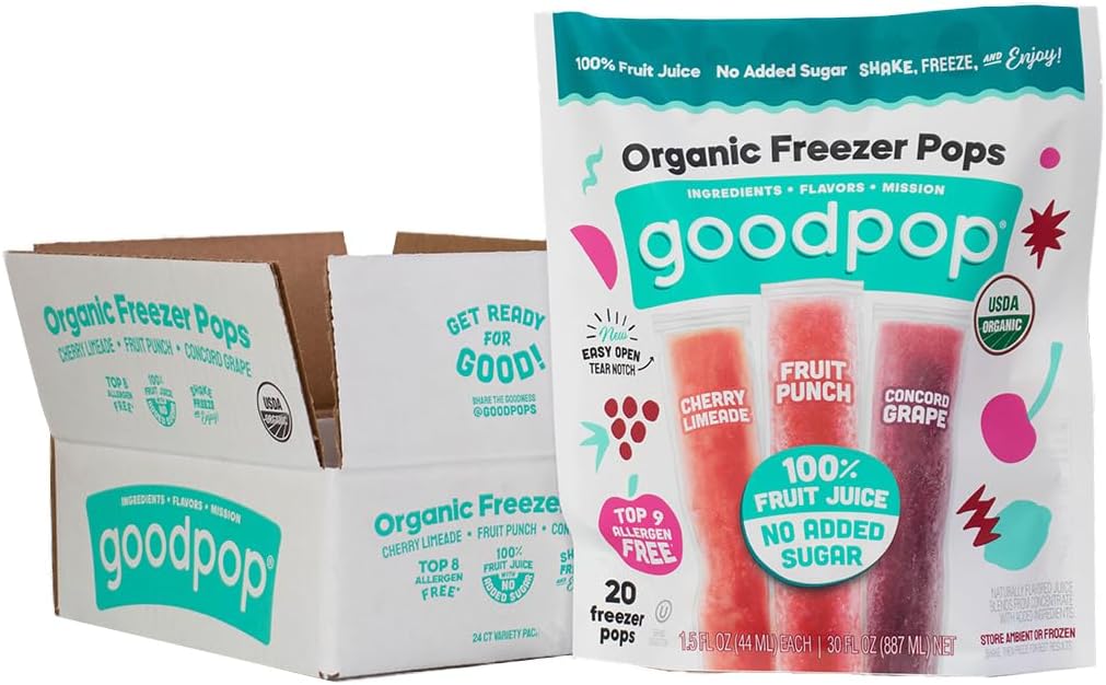 Welch's Organic Juice Ice Bars, 52 ct Grocery & Gourmet Food