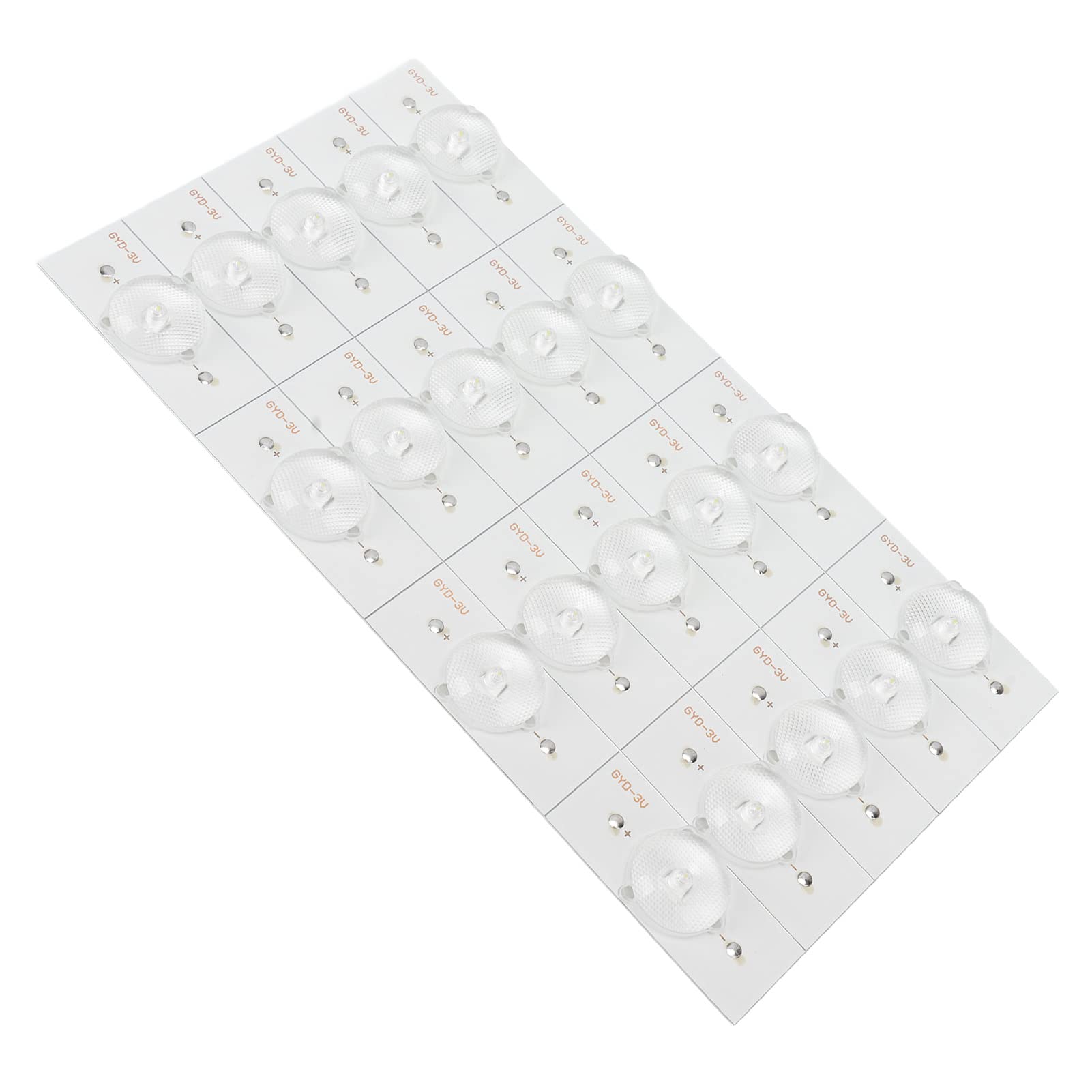 Kit di riparazione retroilluminazione strisce LED da 100 pezzi SMD perline lampada 3V TV ottica
