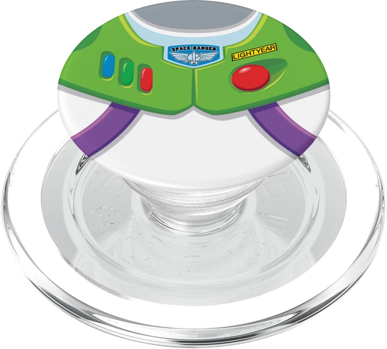 Disney and Pixar Toy Story 4 Buzz Lightyear Suit PopSockets PopWallet for MagSafe