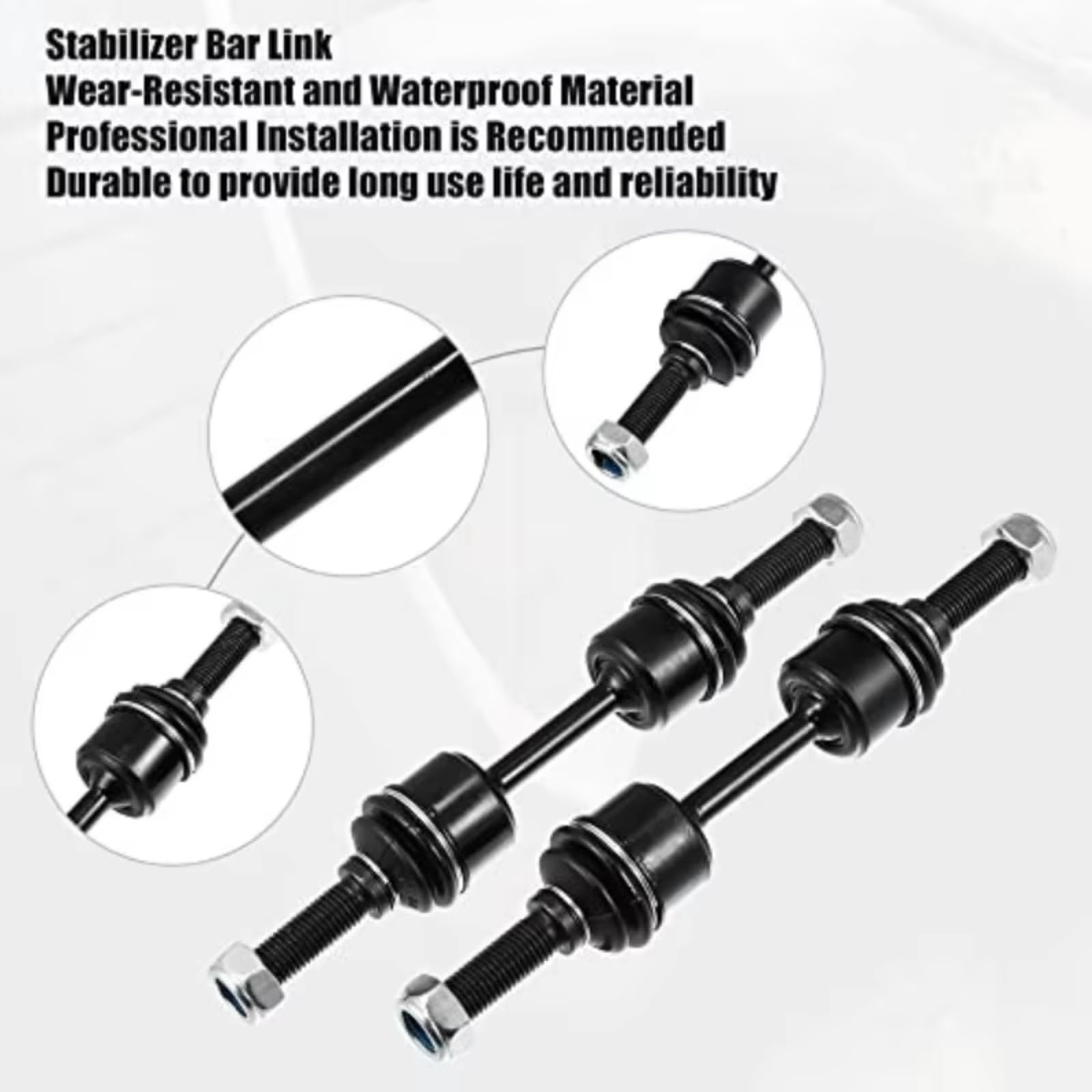 Bieletas de Barra estabilizadora Delantera 7L1Z5K483B Compatible con Expedition 2007-2013 2014 2015 2016 2017 2018 2019 2020 2021