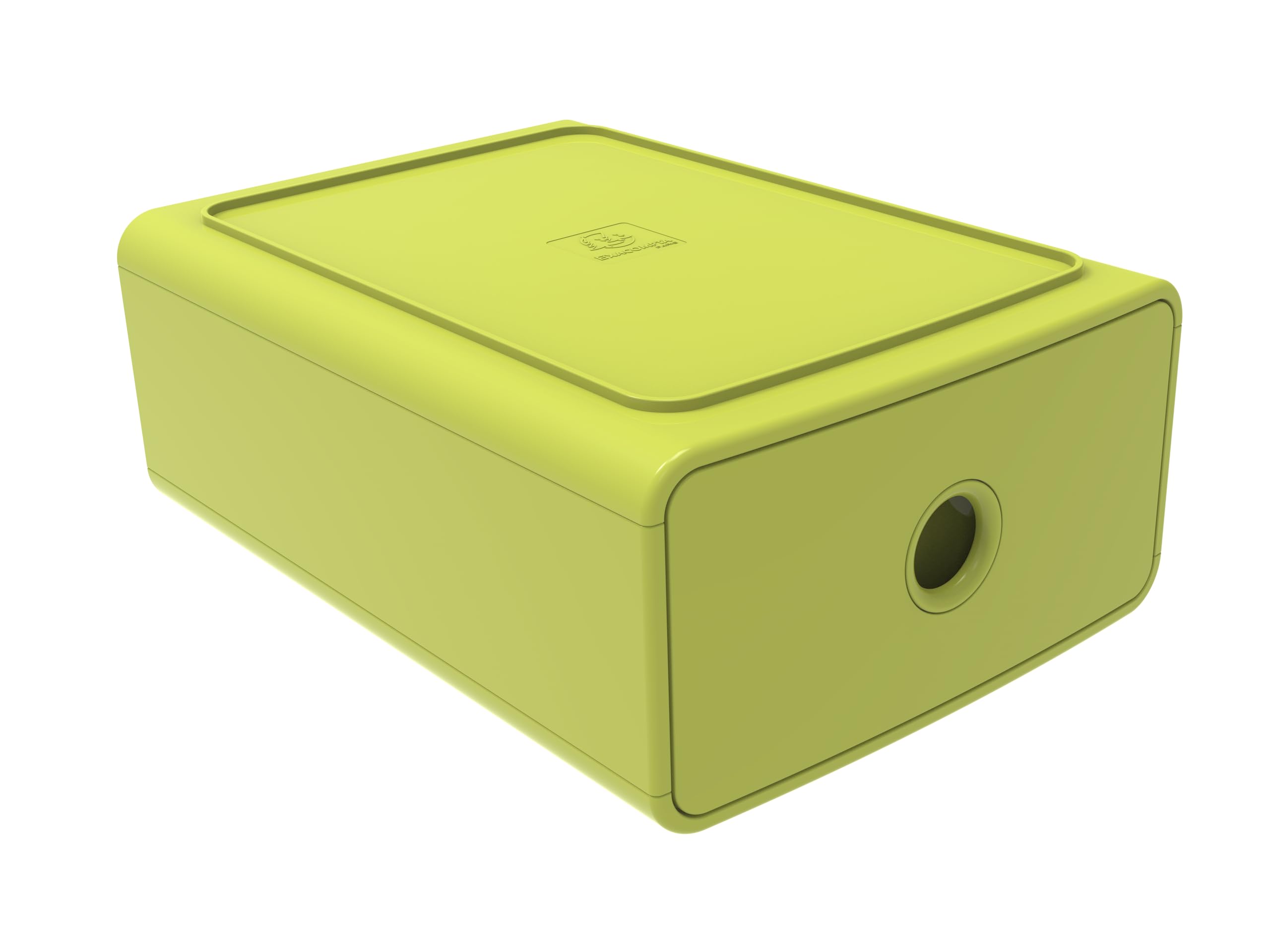 Exacompta - Réf. 315909D - Carton de 3 modules de classement Tiny Box 1 tiroir Pop N'Co superposable - Dimensions extérieures : Profondeur 19 x largeur 26,5 x Hauteur 10 cm - Assortis