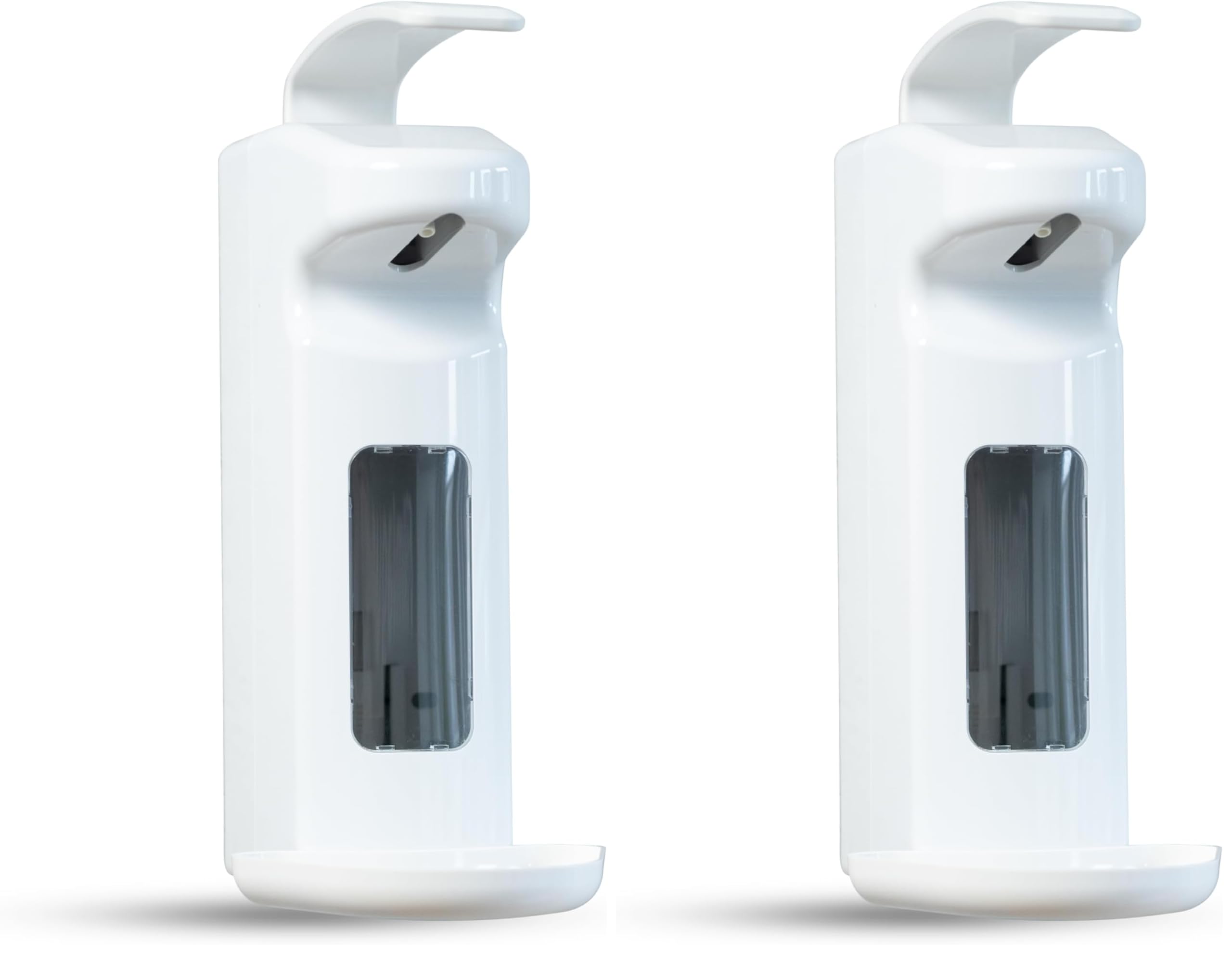Desinfektionsspender SD2015-w,Armhebelspender manuell für 500-1000ml für Euro-Flaschen – Eurospender & Seifenspender Wandbefestigung, nachfüllbar – Made in Germany (Packung mit 2)