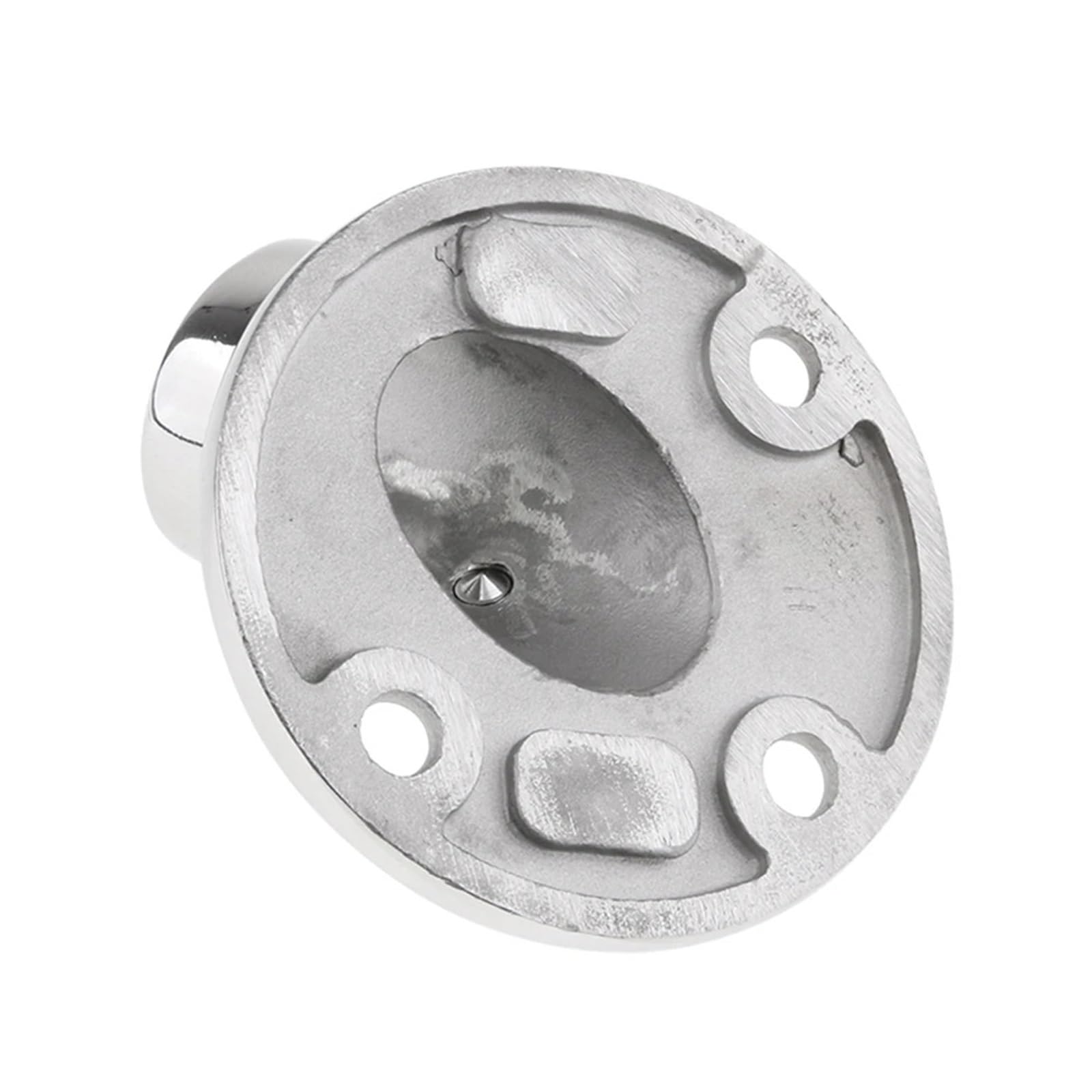 Raccordo for corrimano con base in tubo tondo in acciaio inox 316 da 60° for barca, 22/25/30/32 mm, ferramenta for montante(32mm)