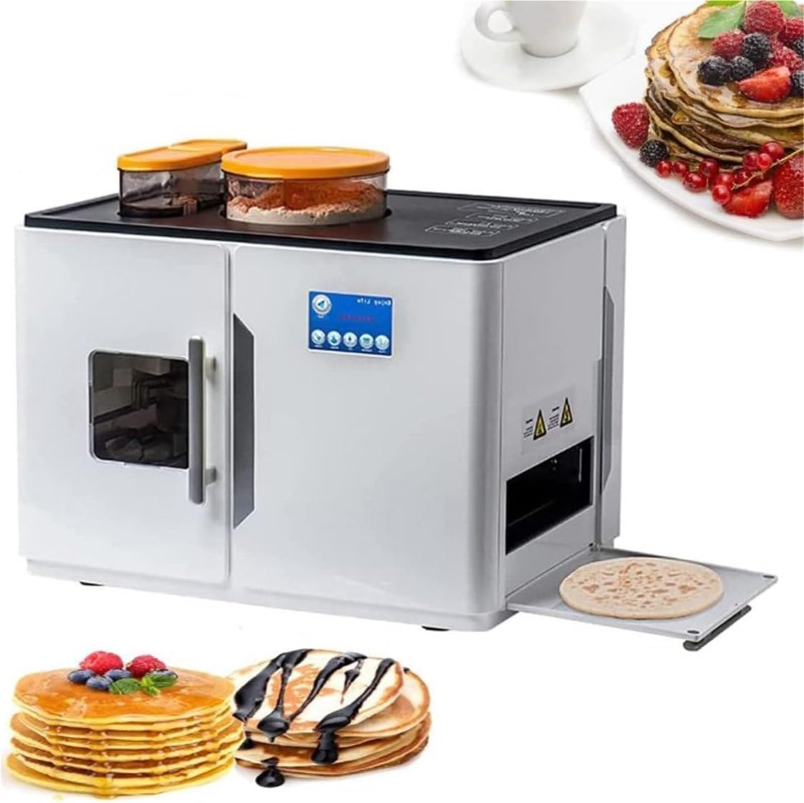 Fully Automatic Roti Maker, Electric Chapati Tortilla Pancake Flatbreads Pita Making Machine, Roti Maker Machine,Roti Maker Fully Automatic Chapati Making Machine,Automatic Roti Makering