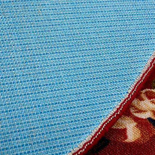Manta de cabecera dormitorio mullida y alfombra circular para leer en el sofá 6