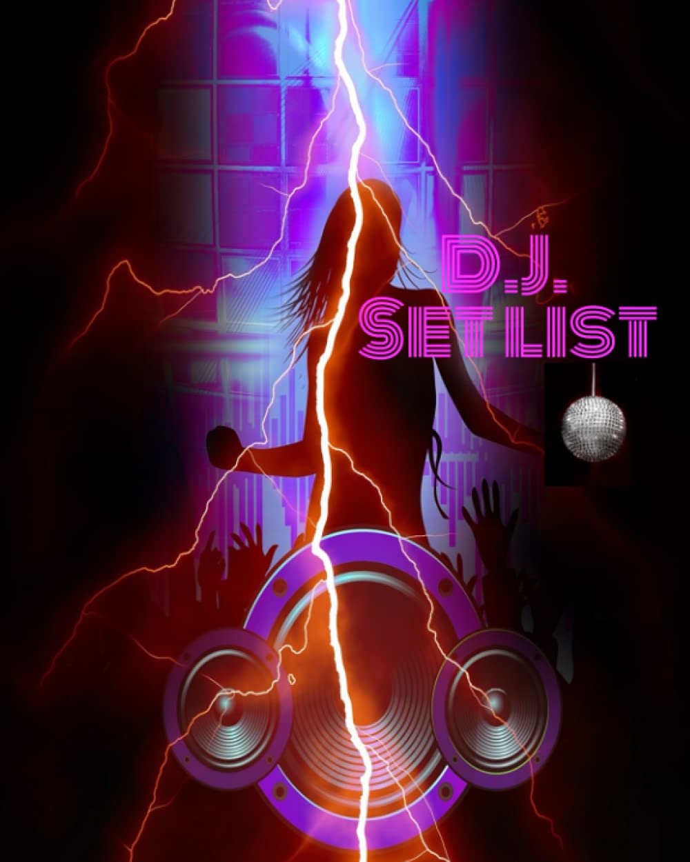 DJ SET LIST: Blank: Large 8x10. College Ruled.