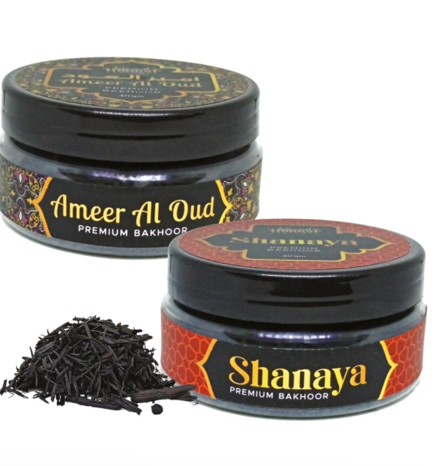 Bakhoor Combo: Ameer Al Oud & Shanaya (2 Count, 1 Set)-image-15