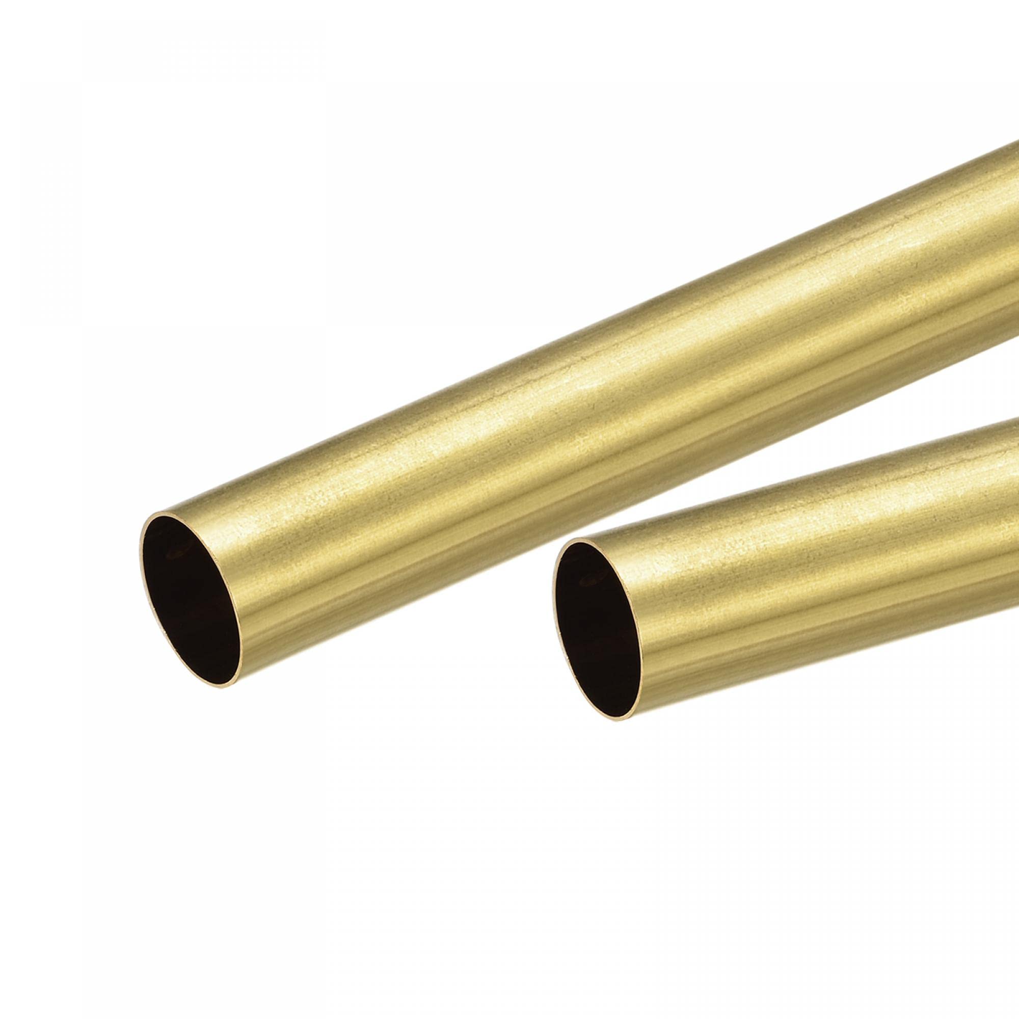 Sourcing Map Laiton Rond Tube 6.5mm OD 0.25mm Mur Épaisseur