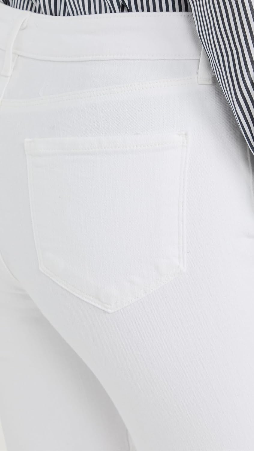 L'AGENCE Women's Ruth Straight Raw Hem Jeans - Image 6