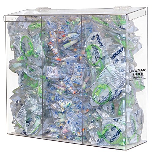 Protection Dispenser, Plastic, Clear, 17