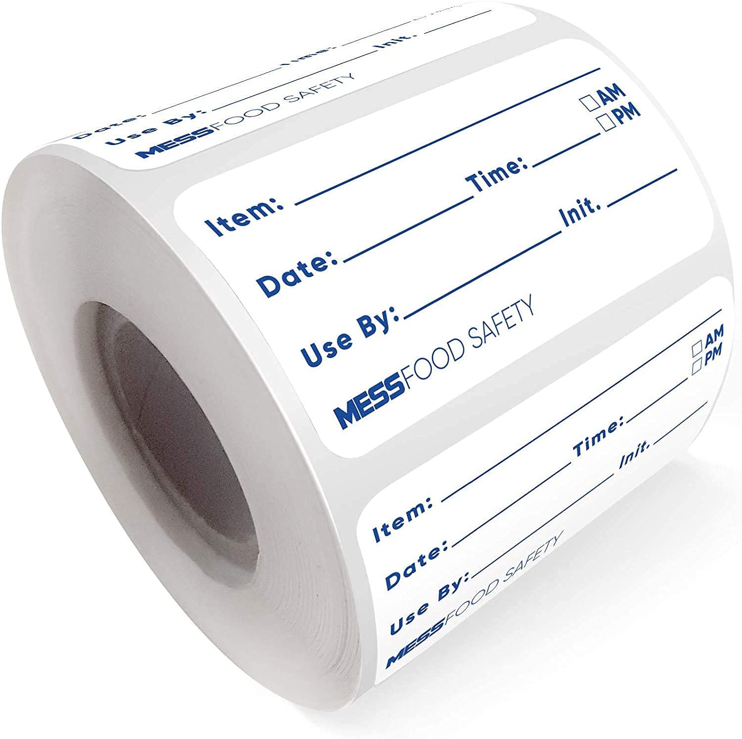 MESS Dissolvable Food Labels for Containers 500 Mason Jar Labels Dissolvable Labels Work in