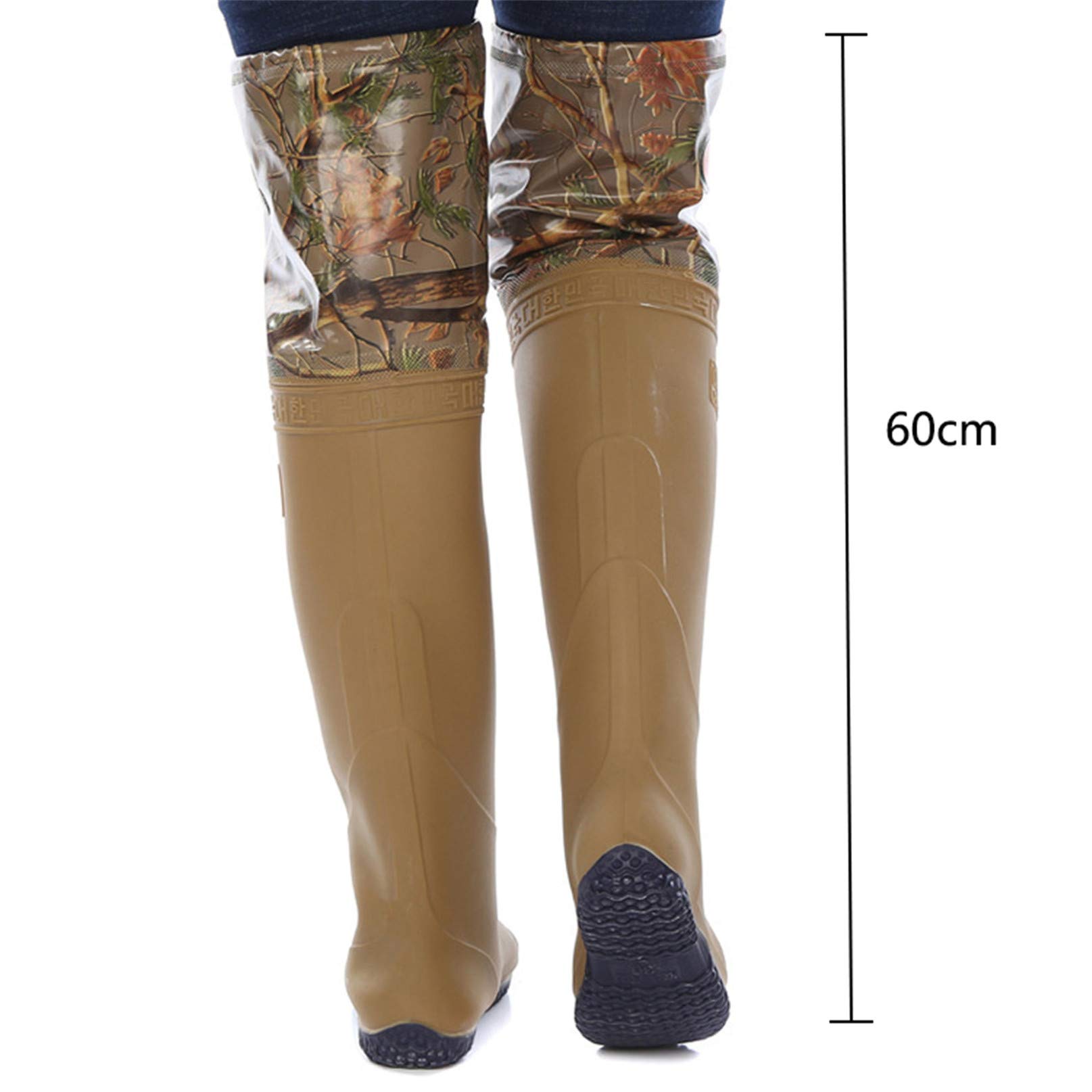 Stivali in Gomma da Pesca in PVC/Nylon con Movimento All'aperto, Stivali da Caccia Antiscivolo Impermeabili per Uomo E Donna Taglia 36-45 Stivali da Caccia Ultra Leggeri da Pesca