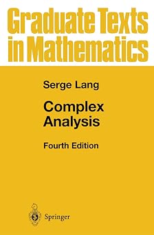 Complex Analysis Graduate Texts in Mathematics, 103