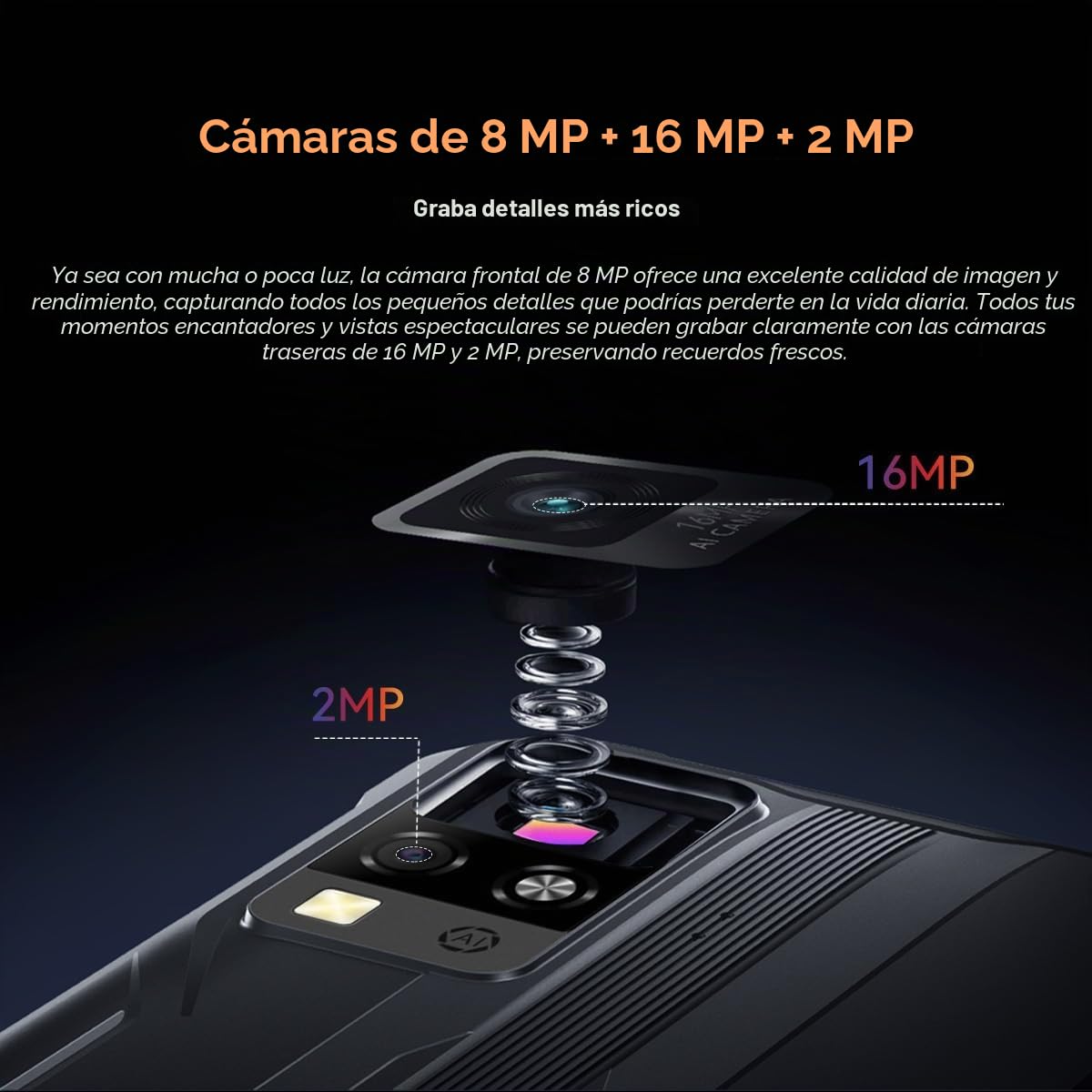 Blackview BV4800 SE (NFC) Téléphone Portable Incassable, 12Go+64Go/TF 1To Octa-Core, Android 15, 6.56" HD+, Smartphone Incassable, 5180mAh, 16MP+8MP, 4G Dual SIM, 3 Slot/GPS/Face ID/NFC Noir