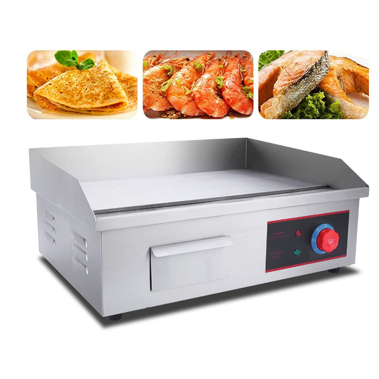 Small Electric Griddle Commercial Electric Countertop Griddle