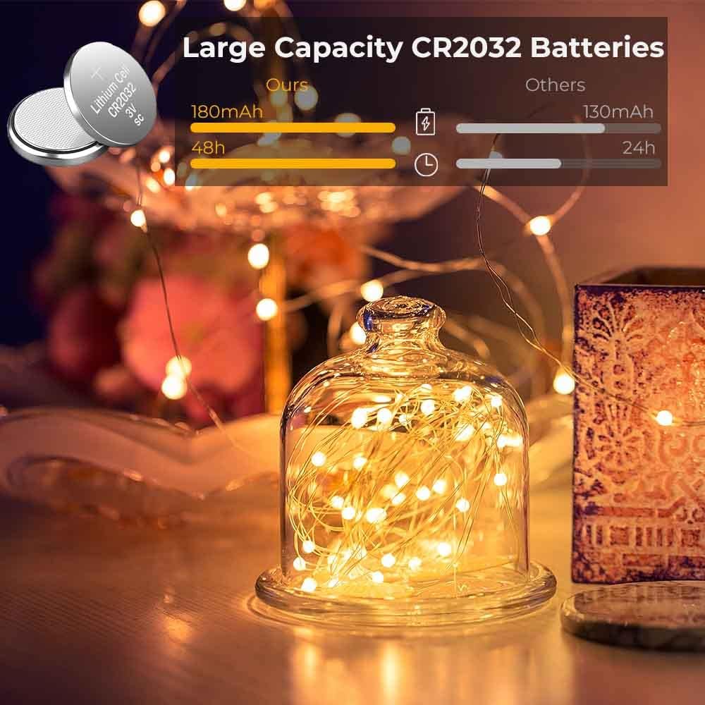 Fairy Lights Battery Operated for Bedroom Decor,String Lights 12Pack 7ft 20 LED,Mini Led Lights for Crafts,Mason Jar Lights Room Decor Aesthetic for Teen Girls,Warm White